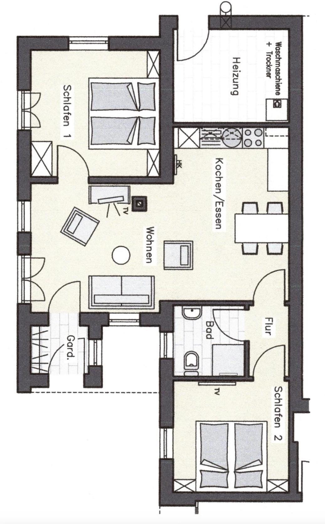 17 Am Berg Apartment Винтерберг Екстериор снимка